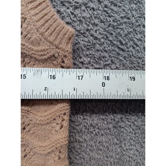 Hem & Thread Knit Tank Top M Blush Textured Sleeveless NWT  Fairy Cottagecore - Picture 4 of 7